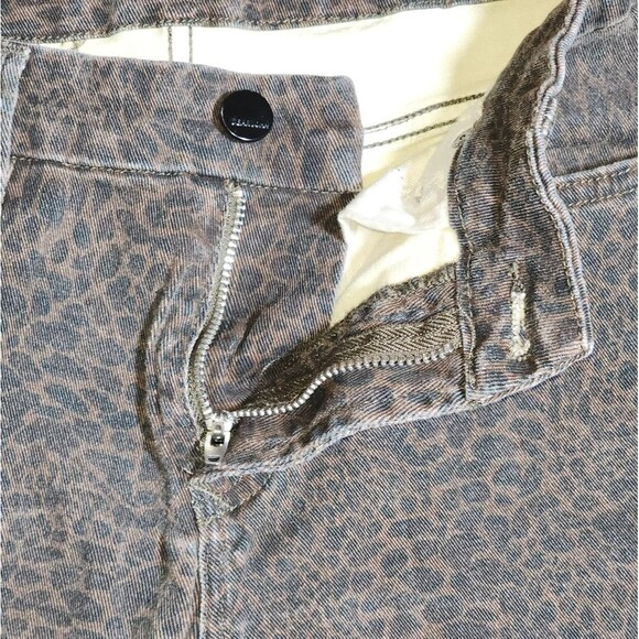 Dear John Gisele Mocha Leopard Brown High Wasted Skinny Jeans Size 29 - Picture 5 of 11